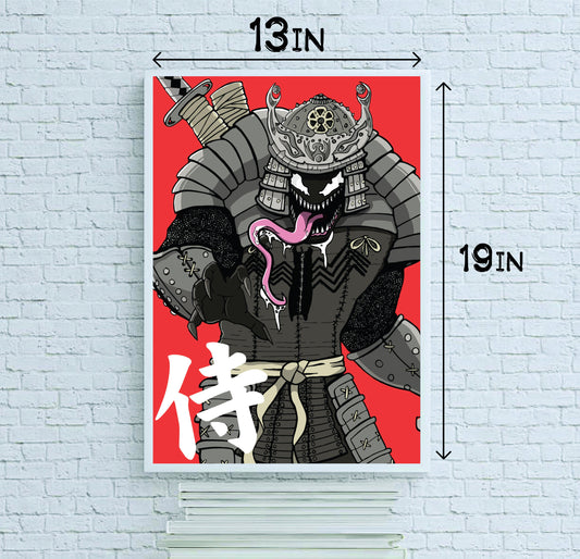 Shogun Symbiote Print  13"x 19" Printed with Archival Inks