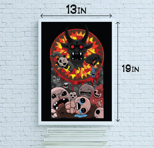 Binding of Isaac Print  13"x 19" Printed with Archival Inks
