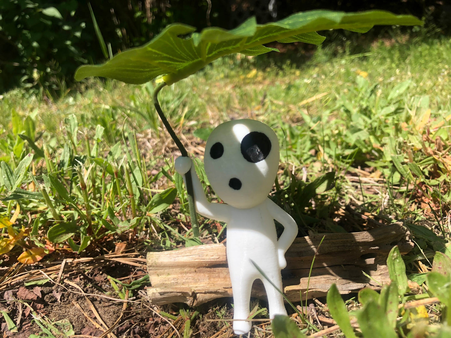 New Umbrella Forest Spirit - We Rattle! - Kodama -  Each one has a unique sound- 3 Inches Tall